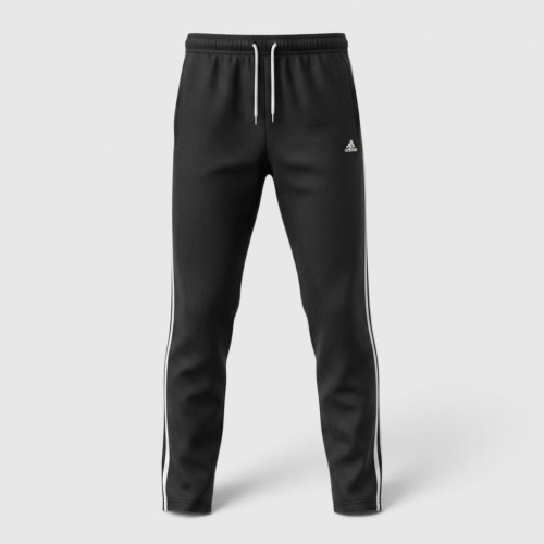 Adidas Γυναικείο Wide Leg Παντελόνι Φόρμας Μαύρο / Pre-Owned